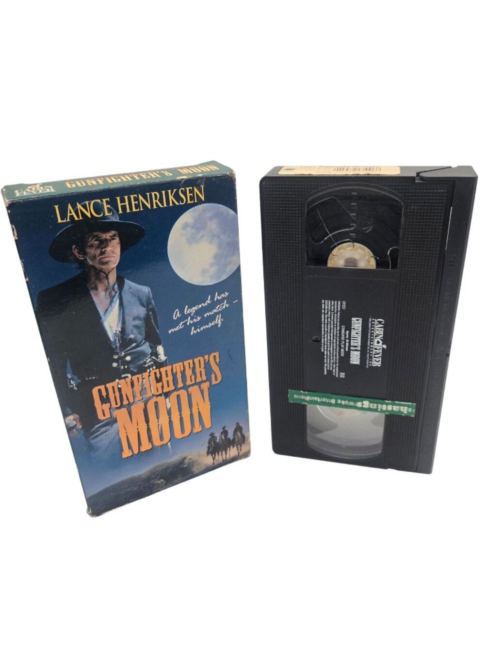 Gunfighters Moon VHS Tape Lance Henriksen Cabin Fever Western Drama 1995